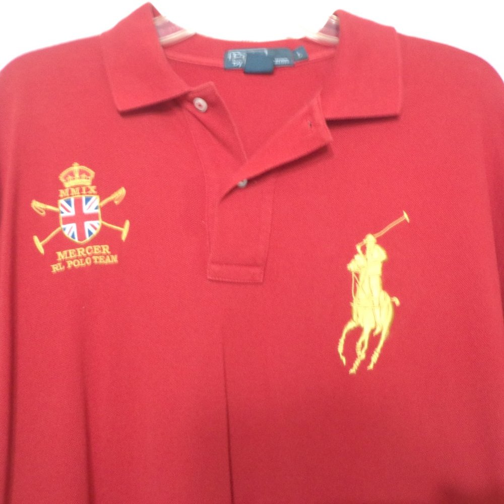 POLO RALPH LAUREN LONG SLEEVE JERSEY BIG PONY LARGE
